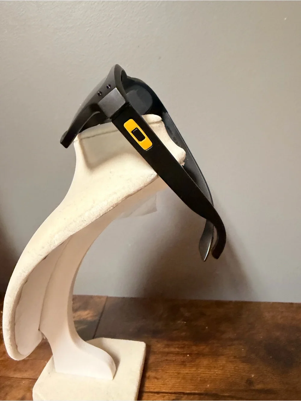Oakley Holbrook Black Sunglasses with Yellow Accent
